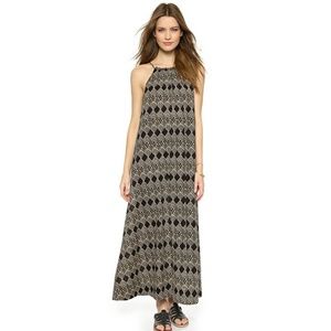 Madewell Aruba Cover-up Maxi Dress Woodcut Diamond